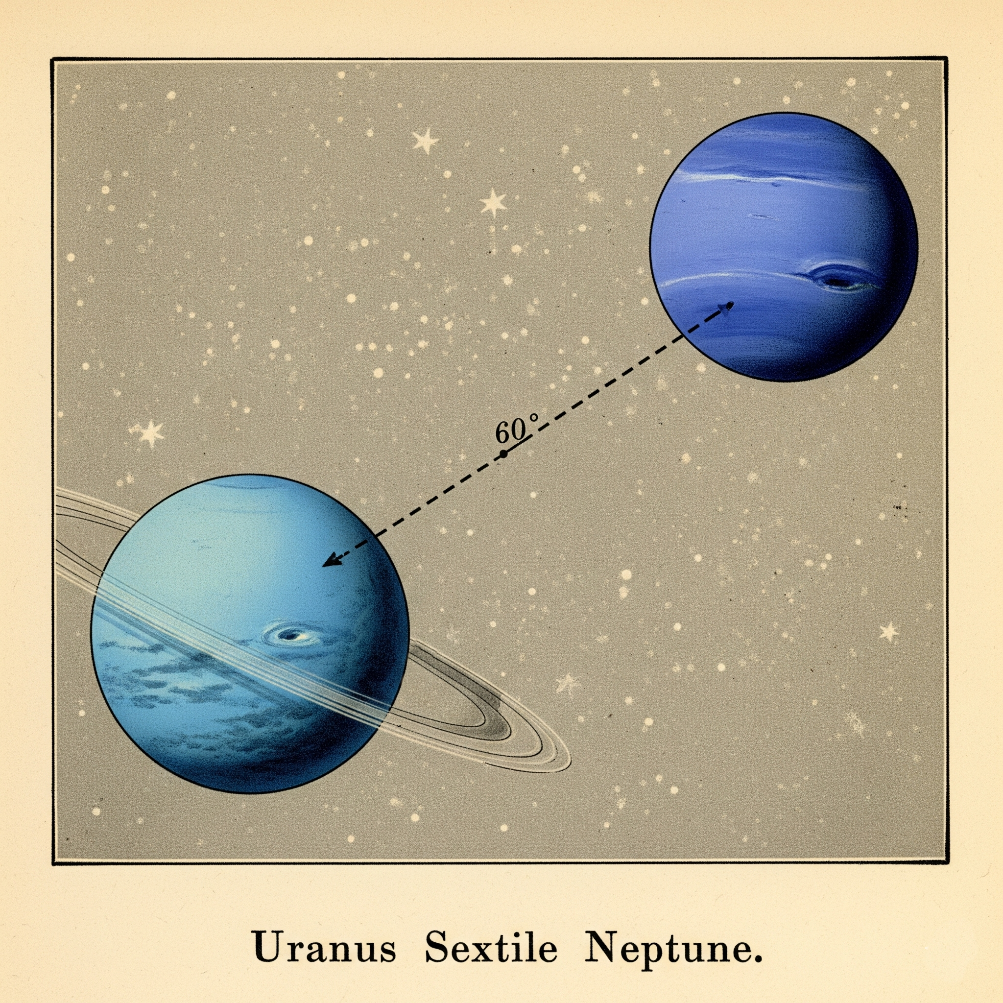 August 28, 2025 – Uranus sextile Neptune